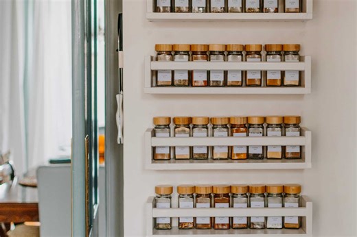See How I Created the Sleek Spice Rack of My Dreams for $50 (It Looks Built-in!)