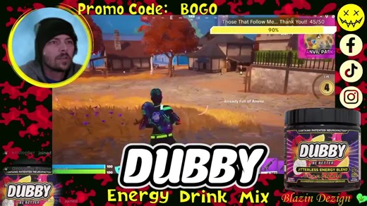 “Chillin with Johnny Blaze Live”A better, cleaner energy mix helps with focus and no jittery feelings and no crash. #dubbyenergy Find a flavor you like enter the code JxBlazin for a discount. Just click the link and read the ingredients, coffee fruit extract.https://www.dubby.gg/discount/JxBlazin?ref=tvrwqevt#jxblazin #tiktok #twitch #xbox #kick #johnnyblaze #live #happylife #positive #love #gamer #xbox #instagram #johnnyblaze #streaming #gaming #facebook #tiktok #latenight #x #blazindezign #des
