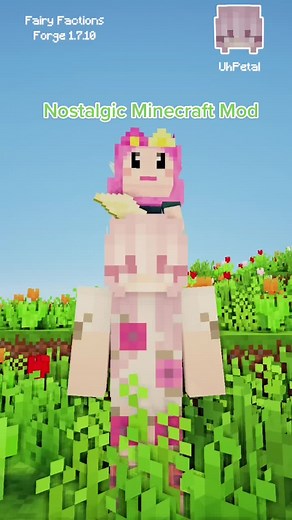 Fairy Factions in Nostalgic Minecraft Mod