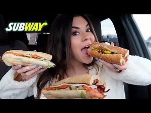 Trying Subway Sandwiches I've Never Had!