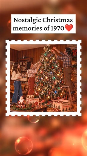 Nostalgic Christmas memories of 1970❤️ #christmas #xmas #nostalgia #vintage #1970s