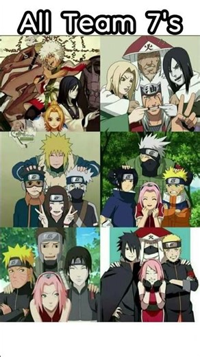 All team 7 in the whole Naruto series 💪 #shorts #naruto #funny #narutoshippuden