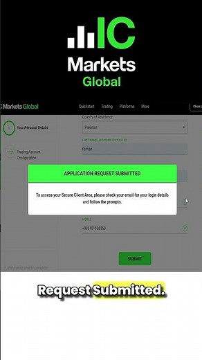 IC Markets Signup Guide (2025) – Fast Step-by-Step Tutorial #shorts