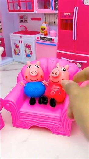 Satisfying With Unboxing Peppa Pig House Set Toys, ASMR Video 🇱🇷#shorts#peppapig