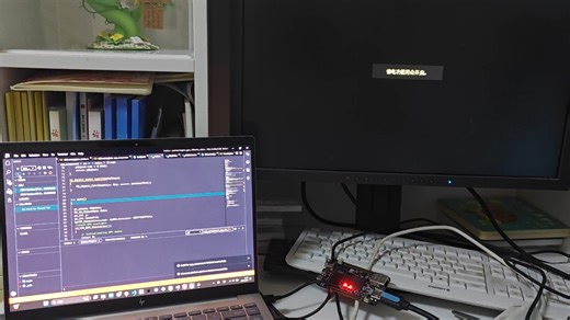 历时十个月，爆肝自制GPU，demo为渲染3D模型及粒子系统