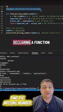 Python Coding Challenge Missing Number #pythoncodingchallenge #learnpython #pythonforbeginners
