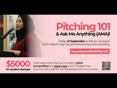 Pitching 101 and 2025 Pitch Comp Ask Me Anything (AMA)