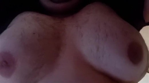 Destroyed gagging sissy gets spanked till cum drips from fat tits