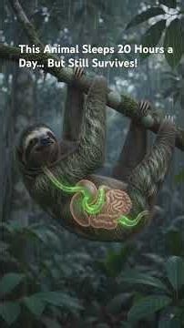 The Shocking Reason Sloths Move So Slowly
