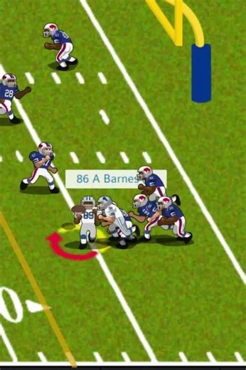 1972 Bills vs Lions (highlight) Al Barnes touchdown pass.