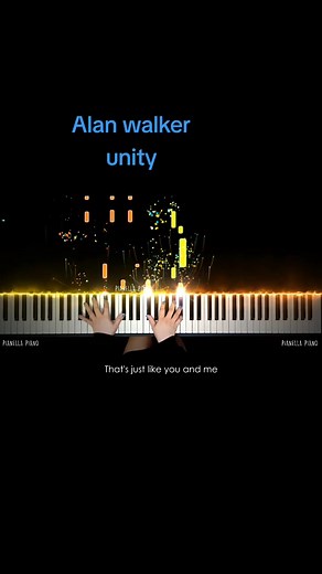 Unity: Alan Walker Piano Karaoke Experience
