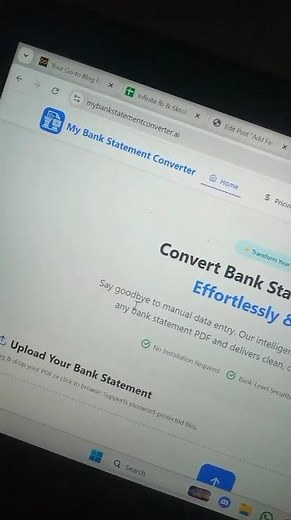 Stop Manual Work ❌ Convert Bank Statements Instantly ✔️