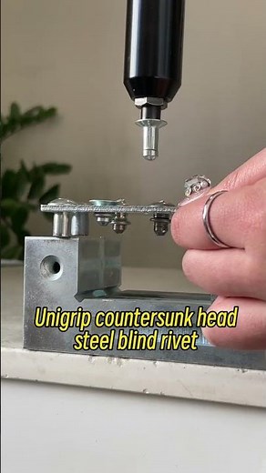 Unigrip Countersunk Head Steel Rivet Installation | Flush & Strong Riveting #UnigripRivet