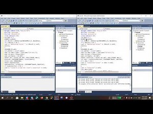 Running server and client Code in Visual Studio (C++)