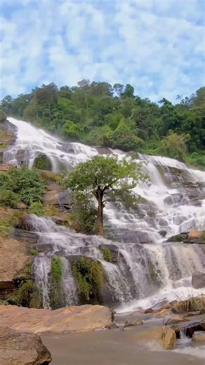 Soothing Waterfall Sounds 🌊 Instant Calm & Relaxation (30s Nature Ambience)