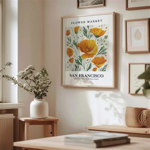 Taipei Flower Market Art Print: Plum Blossom Floral Poster - Etsy