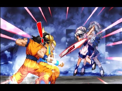 Goku vs Sakuya [Sprite Animation]