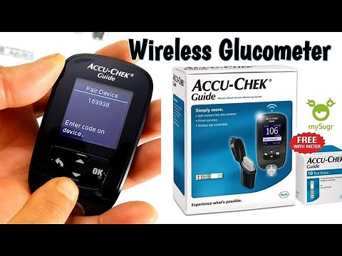 How To Check Blood Glucose At Home | Accu Chek Guide Glucometer | Wireless Accu-chek Glucometer