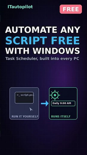 Windows Task Scheduler: Automate Any Script Free