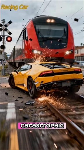 The Worst Lamborghini Crash in History😪 #LamborghiniCrash #SupercarAccident #CarCrashHistory