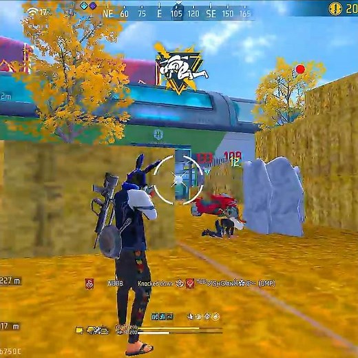 Teb Gaming in My Match ☠ #FreeFire #shorts #bunny444 #shortsfeed