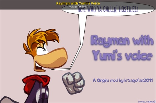 Rayman with Yumi's Voice Mod for Rayman Origins | RO Mods
