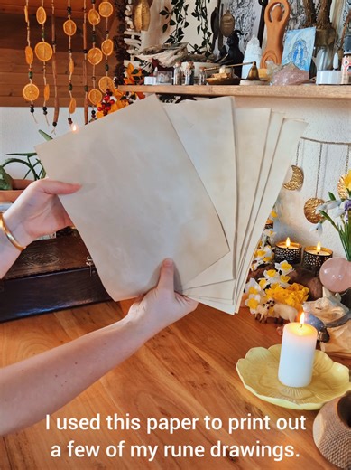 Creating a Grimoire with Handmade Rune Illustrations