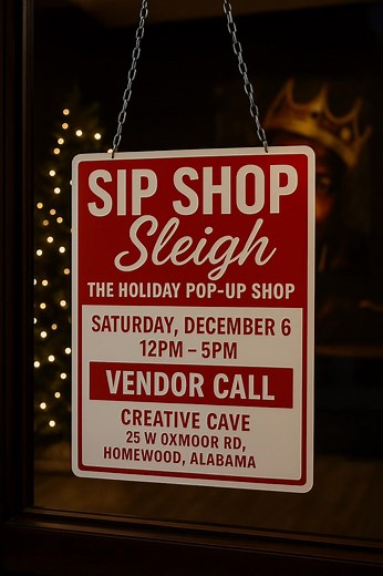 🚨 VENDOR CALL IS OFFICIALLY OPEN! 🚨 Sip. Shop. Sleigh. 🎄✨ The Creative Cave is hosting the holiday pop-up you don’t want to miss — and we’re looking for the dopest creatives in the city to come set the vibe. 🔥 Vendor sign-ups close November 21st. 🔥 Vendor fee: $50. 🔥 Limited spots — once they’re gone, they’re gone. If you sell: 💎 unique jewelry 🕯️ handmade goods 🧼 skincare 👜 accessories 👟 custom pieces 🎨 or anything dope creative… this is YOUR moment. Tap the link to lock in your spo