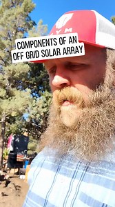 Key parts that make up an off grid solar array