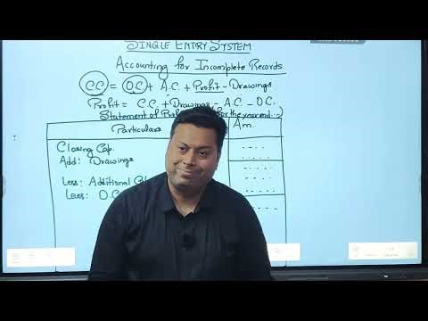1. “Incomplete Records आसान तरीके से | Single Entry System” ‪@chopraclassesofcommerce‬