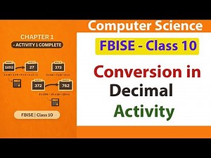 How to Convert Other Base to Decimal | Binary, Octal & Hexa to Decimal Explained | FBISE