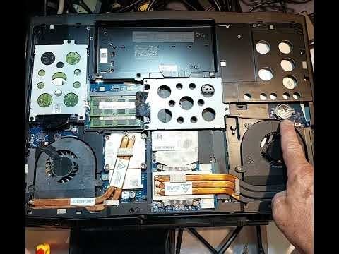 Dell Alienware M17x how to replace RAM, Hardrive and CMOS battery