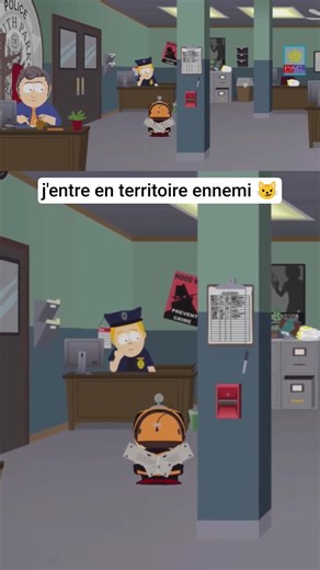 chui sous couverture 🥸 #southpark #ps4 #gaming #police #fr