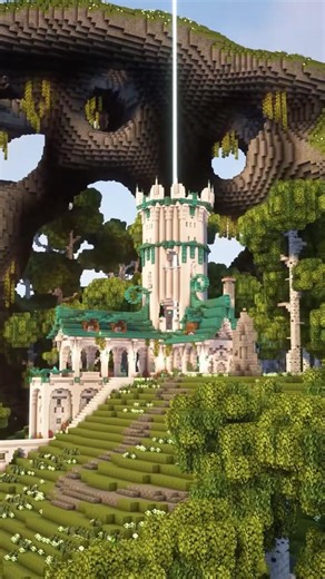 Ethereal Spire #minecraft #fantasy #minecraftbuilding #ideas