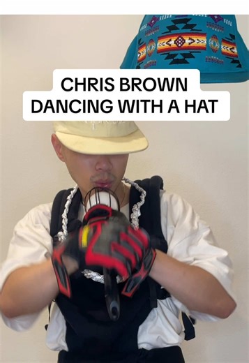 Chris Brown Dancing with a Hat - Funny Skit