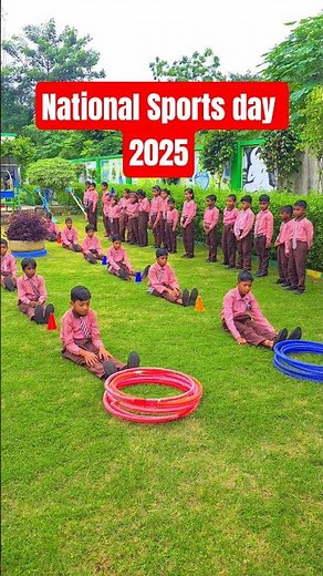 National Sports Day: Hula Hoop Relay Race! #sportsday #fun