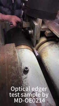 Optical edger test sample by MD OE0214 #science #machine