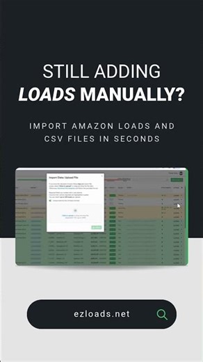 🔥 Import Amazon loads and CSV files in seconds