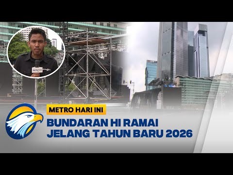 Bundaran HI Jadi Pusat Perayaan Tahun Baru Tanpa Kembang Api - [Metro Hari Ini]