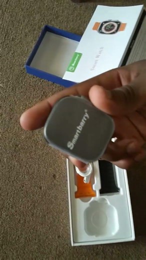 Unboxing the Smart Barry C90 ultra smartwatch 😌. #unboxing #smartwatch #jumia #fyp #viral