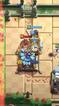 You'll doubt it until the VERY LAST SECOND ☠️ - #clashroyale #clashroyaleshorts