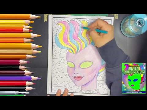 Coloring the Alien Rockstars