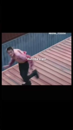 you are born diffrent! sooo,run like girl