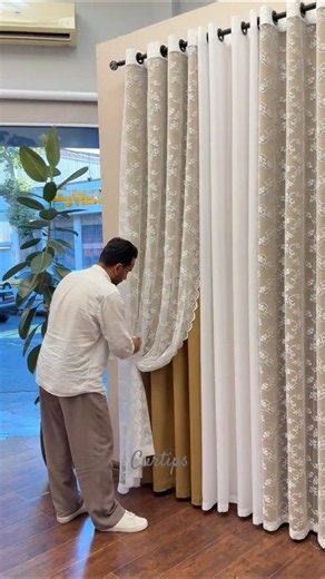 How to install double curtain at home #diy #tips #tricks #homedecor #interiordesign