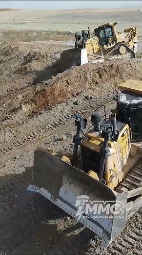 Two Bulldozers Together #megamachineschannel #machinery #heavyequipment #mining #construction #earth | Mega Machines Channel
