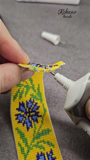 I always secure knots in beadwork with B-7000 glue for reliability. It has never let me down.