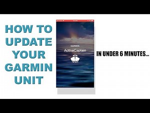 LEARN HOW TO UPGRADE YOUR GARMIN FISHFINDER UNIT IN UNDER 6 MINUTES!!!!