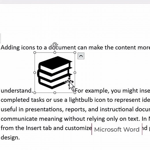 Microsoft Word Inserting Icons
