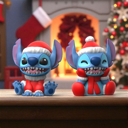 3D Stitch Christmas Star STL File: Easy-print Figure Model - Etsy