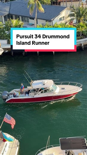 Pursuit 34 Drummond Island Runner, a true classic.